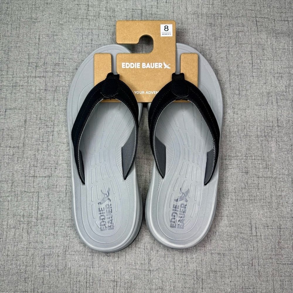 Eddie Bauer Break Point Sandals Black Summer Comfortable Walking 7 8 9 10 NWT - Picture 9 of 15